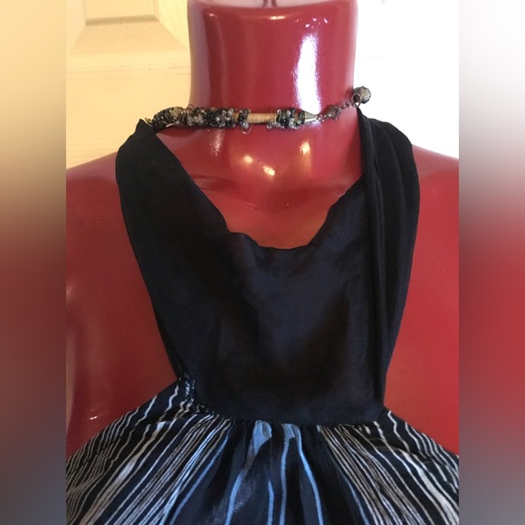 Anthropologie Boho Silk CHIFFON Halter S - Picture 10 of 13